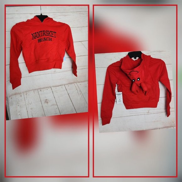 Wild Child Infinite Apparel Group 2t Lobster Sweatshirt Kid Nantasket Beach Hood - Picture 10 of 16